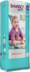 Еко пелени за еднократна употреба  Bambo Nature, Tall pack, размер 4, L, 7-14кг., 48 броя 