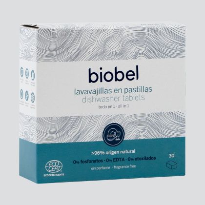 Таблетки за съдомиялна,  Biobel, 30 бр 