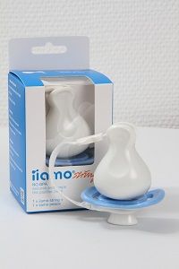Биберон залъгалка с държач и протектор/кутийка iiamo string + peace