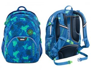 Hama COOCAZOO Раница JOBJOBBER 2 Tropical Blue с две отделения 