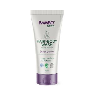Шампоан за коса и тяло без аромат Bambo Nature, 150мл. 