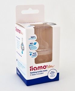 Биберон iiamo flow за бебешки бутилки iiamo go/home 