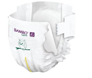 Еко пелени за еднократна употреба  Bambo Nature, Tall pack, размер 6, XXL, 16+кг., 40 броя