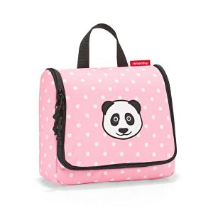 Детски несесер за пътуване Reisenthel Panda Dots Pink, розов, 3 l