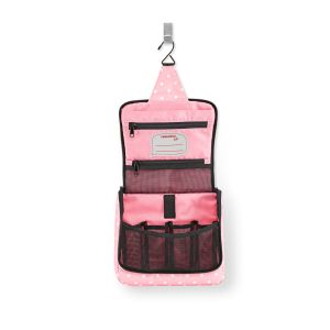 Детски несесер за пътуване Reisenthel Panda Dots Pink, розов, 3 l 