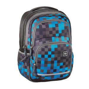 Hama All Out - Раница ''Blaby'' Blue Pixel, с две отделения 