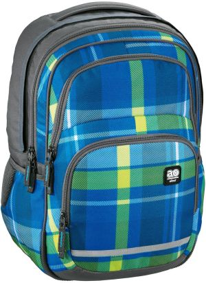 Hama All Out - Раница ''Blaby'' Woody Blue, с две отделения 