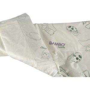 Еднократни еко подложки, чаршафчета за преповиване, протектори за легло Bambo Nature 60x60 см., 1000 мл., 10 броя 