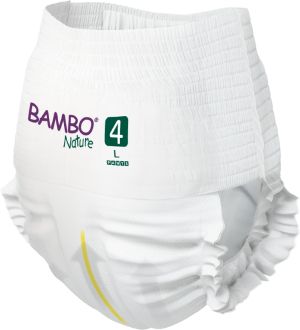 Еко пелени, тип гащи, Bambo Nature Pants Tall, размер 4, L, 7-12кг., 40 броя 