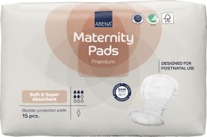 Дамски еко превръзки за родилки Abena Premium, Super, 15 броя 