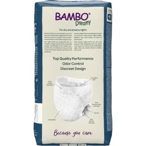 Нощни еко пелени гащи Bambo Dreamy, унисекс, 4-7 години, 15-35кг., 10 бр. 