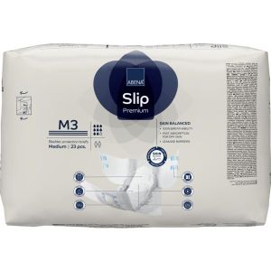 Еко пелени, памперси за инконтиненция и нощно напикаване Abena Slip Premium, размер M3, ханш 70-110 см., 23 броя, 3100 мл., 8 капки 