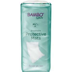Еднократни еко подложки, чаршафчета за преповиване, протектори за легло Bambo Nature 60x90 см., 2100 мл., 10 броя 