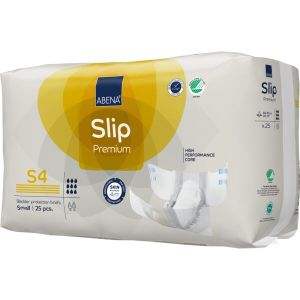 Еко пелени, памперси за инконтиненция и нощно напикаване Abena Slip Premium, размер S4,  ханш 60-85см., 25 броя, 2200 мл., 9 капки 