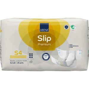 Еко пелени, памперси за инконтиненция и нощно напикаване Abena Slip Premium, размер S4,  ханш 60-85см., 25 броя, 2200 мл., 9 капки 
