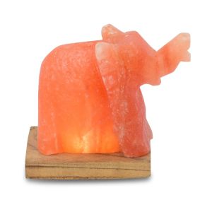 Мини USB лампа от хималайска сол Слонче 